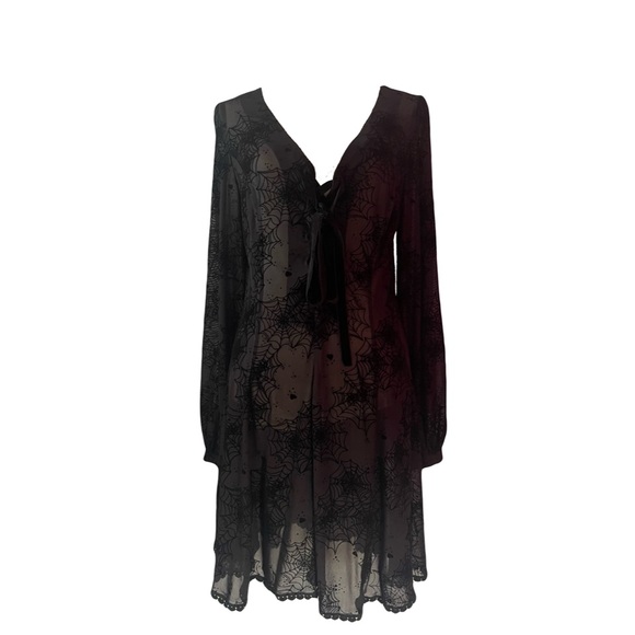 Wax Poetic Dresses & Skirts - Wax Poetic Penny Spiderweb Mini Dress